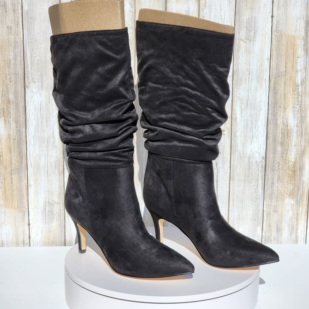 NEW - Marc Fisher Women's Idaley Stiletto Heel Pointy Toe Boots - Size 7.5 M - Thumbnail 2