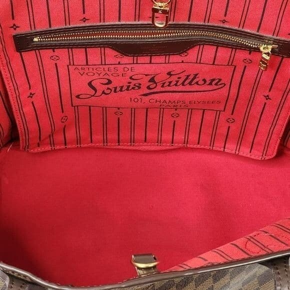 Louis Vuitton Damier Ebene Neverfull MM - Thumbnail 2