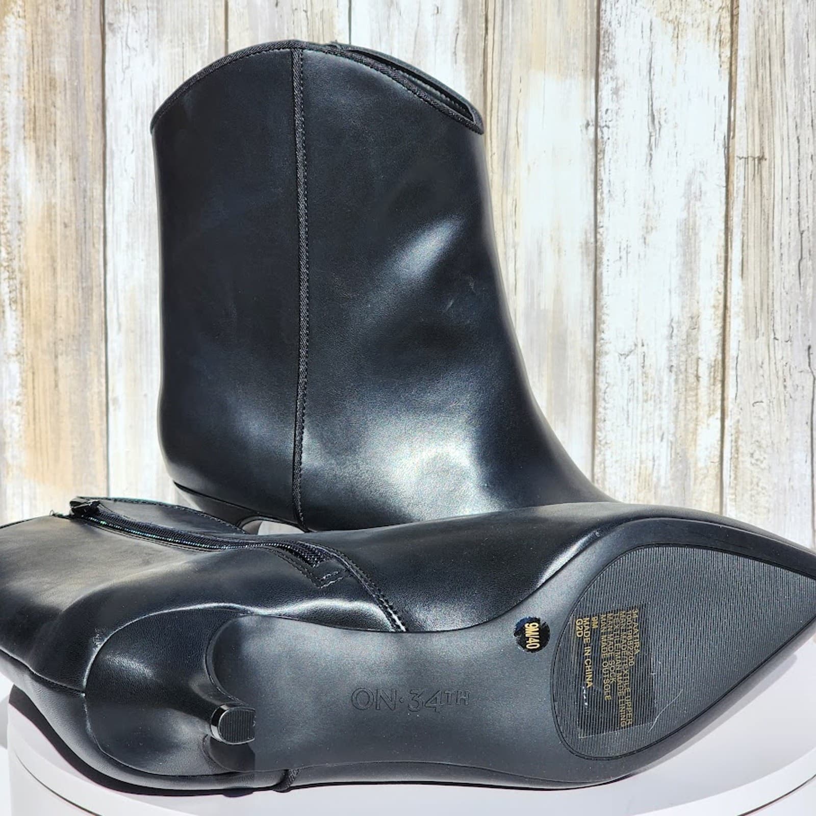 NEW - On 34th Aatira Tulip Booties - Size 8.5 M - Thumbnail 9