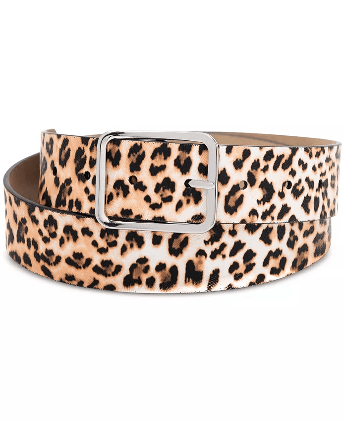 INC International Concepts Leopard-Print Belt