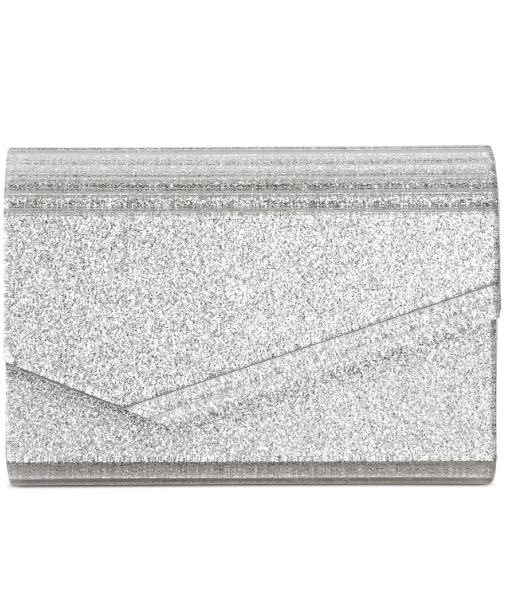 INC International Concepts Maria Envelope Glitter Clutch - Thumbnail 3