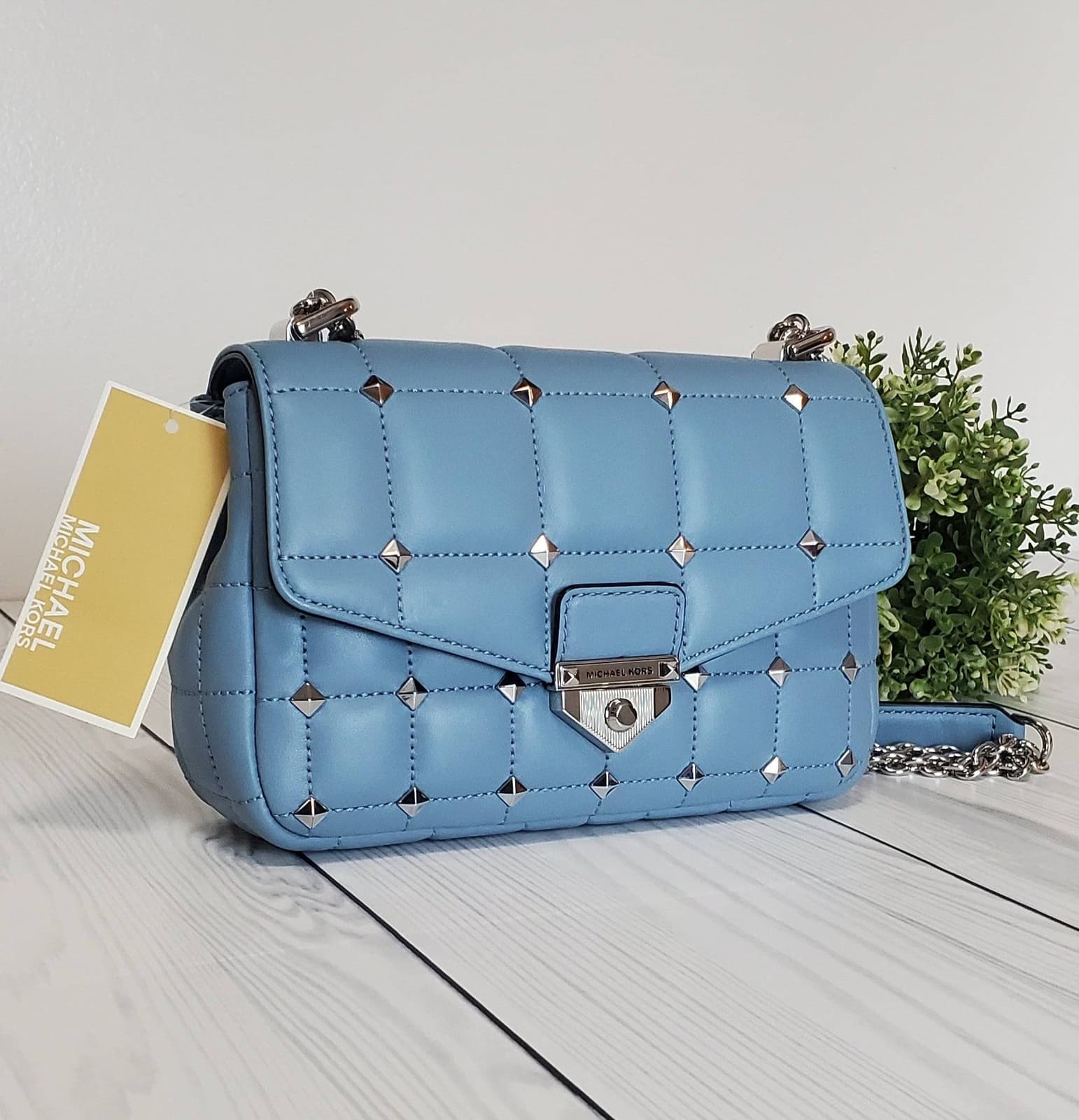 Michael Michael Kors Soho Quilted Stud Small Shoulder Bag - Thumbnail 4