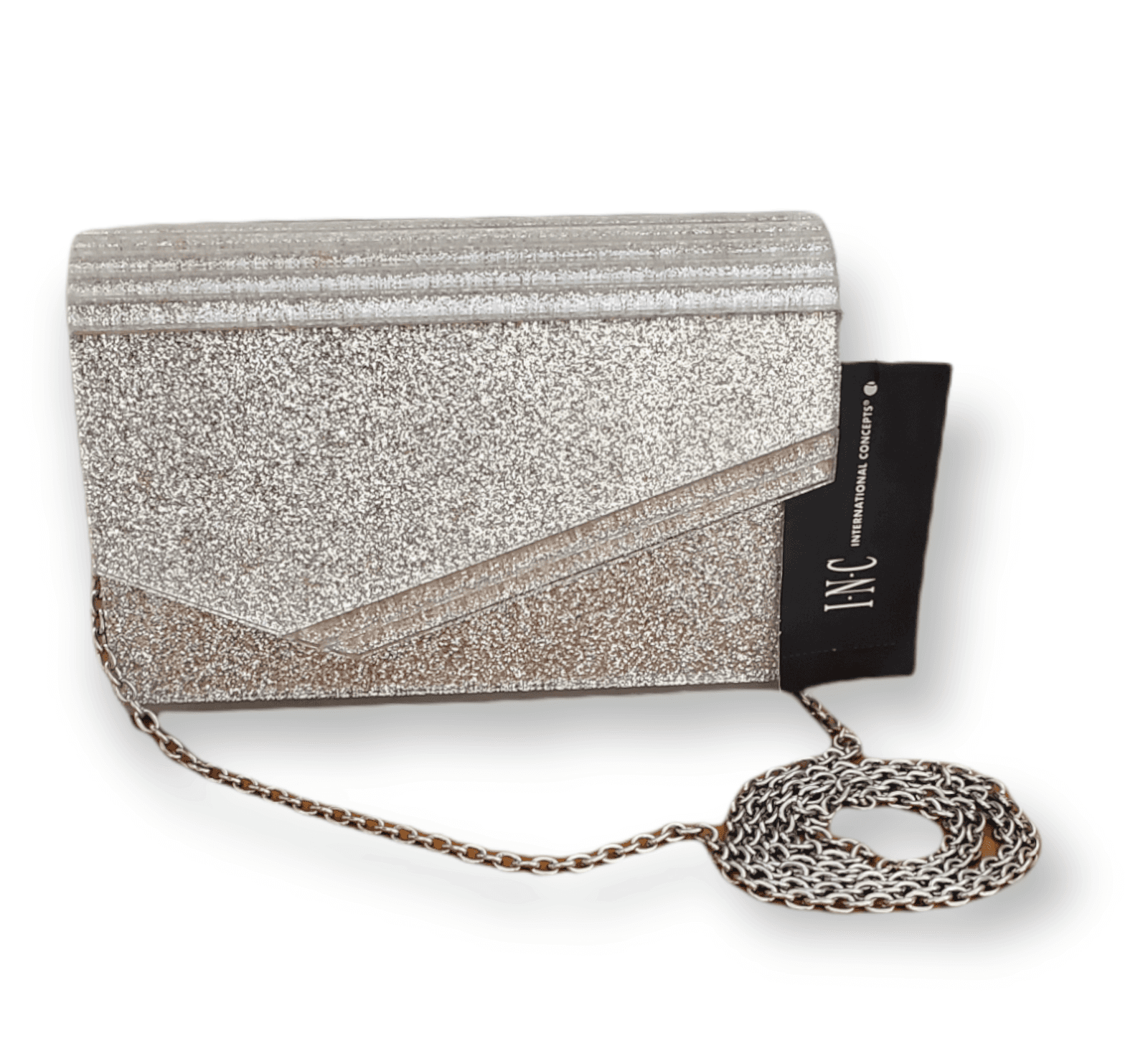 INC International Concepts Maria Envelope Glitter Clutch
