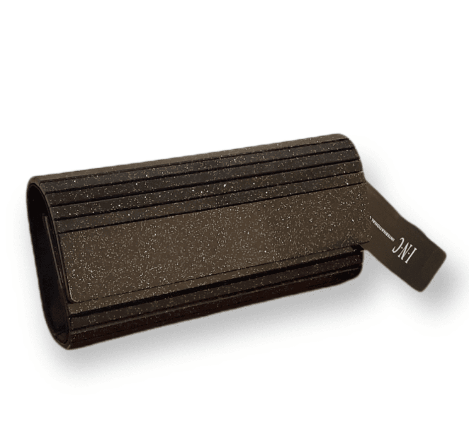 INC International Concepts Marietta Elongated Glitter Clutch - Thumbnail 2