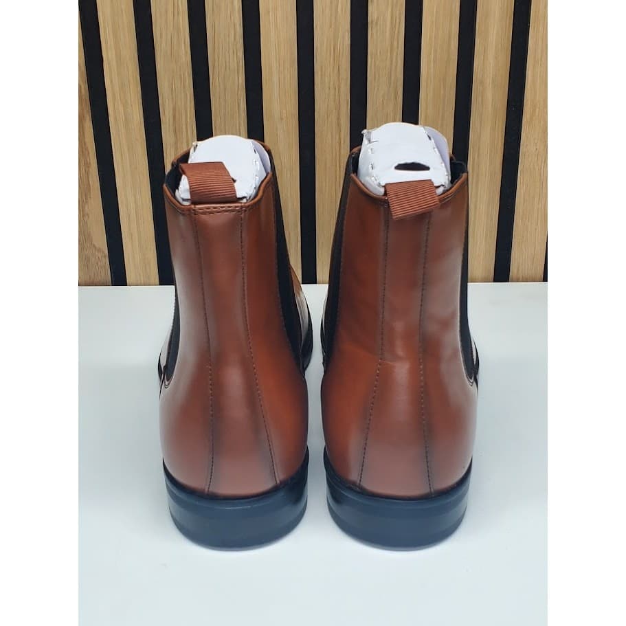 NEW - Alfani Luka 2 Cognac Men’s Chelsea Slip On Ankle Dress Boots - Size 11M - Thumbnail 3