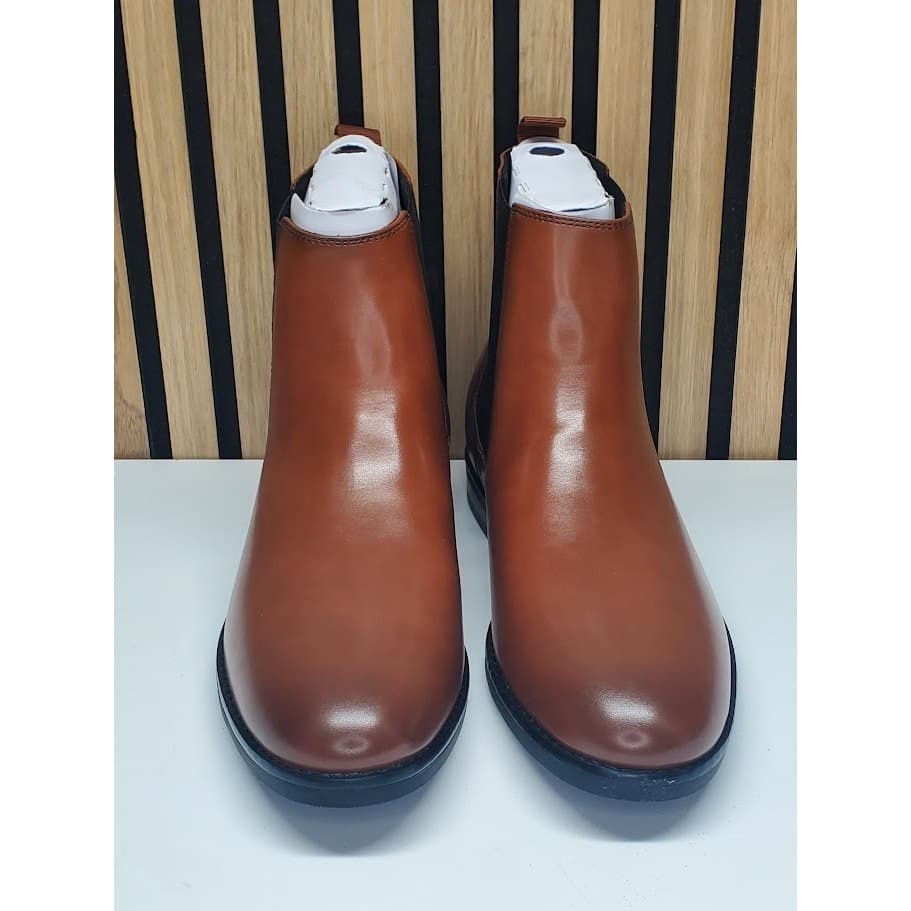NEW - Alfani Luka 2 Cognac Men’s Chelsea Slip On Ankle Dress Boots - Size 11M - Thumbnail 4