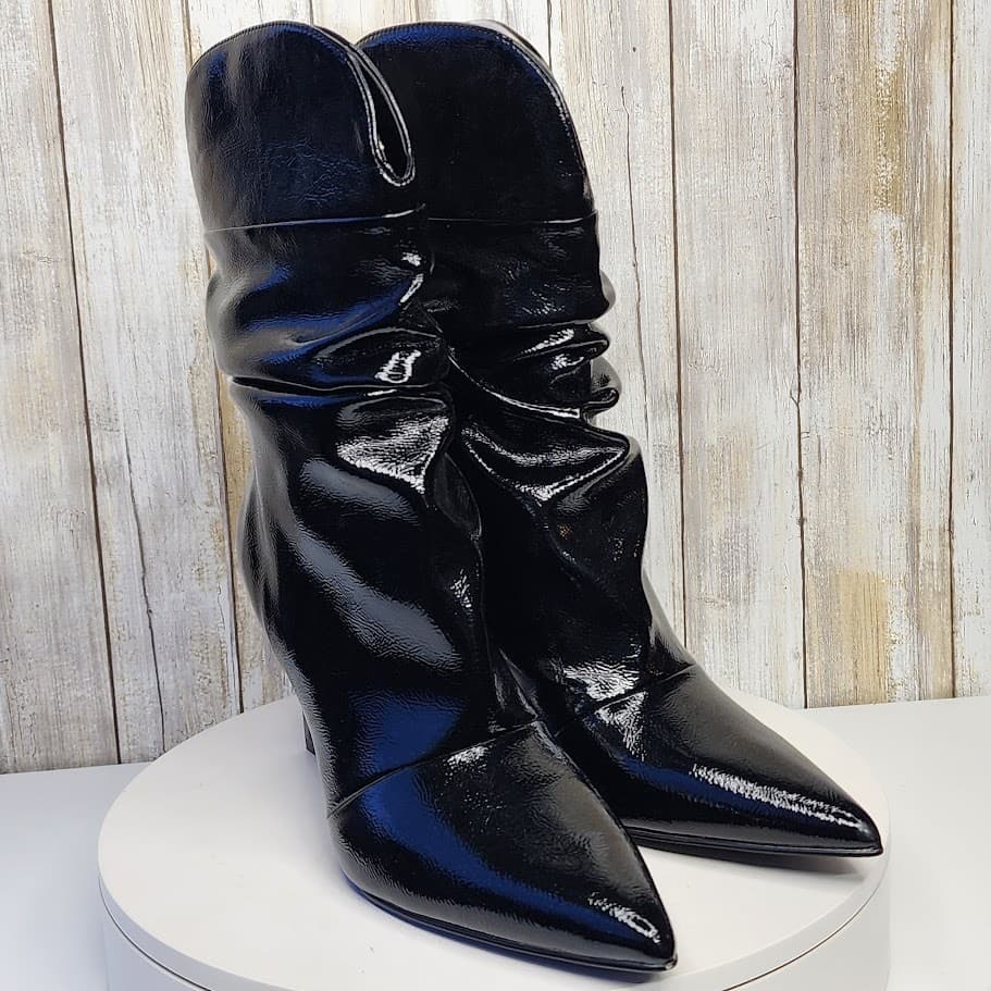 NEW - GUESS Women's Narissa Pointy Toe Western Heeled Booties - Size 9.5 M - Thumbnail 8