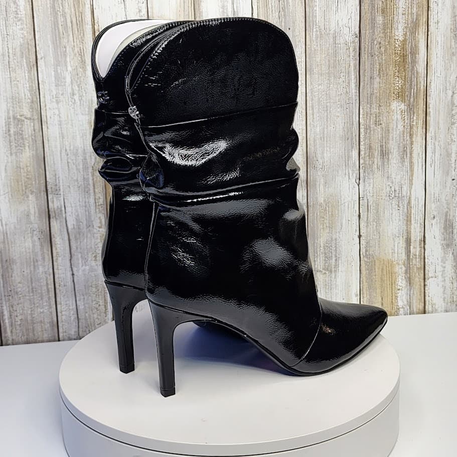 NEW - GUESS Women's Narissa Pointy Toe Western Heeled Booties - Size 9.5 M - Thumbnail 3