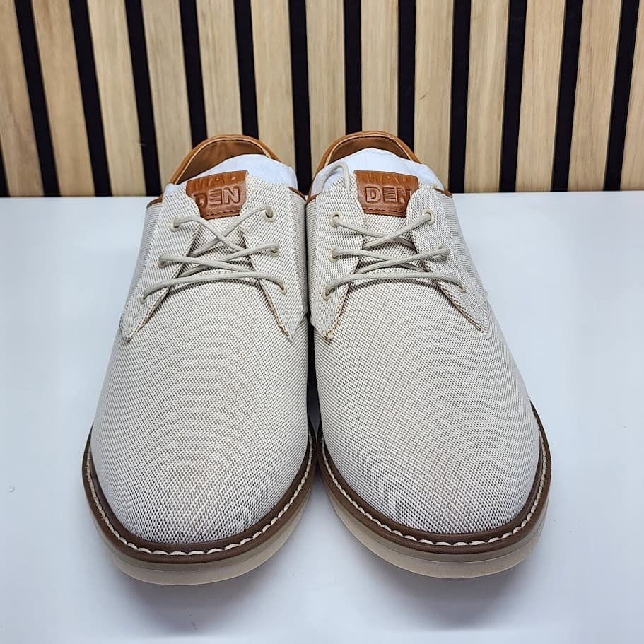 NEW - Madden Men Duralixx Knit Oxford Tan Casual Lace Up Dress Shoes - Size 9.5 - Thumbnail 4
