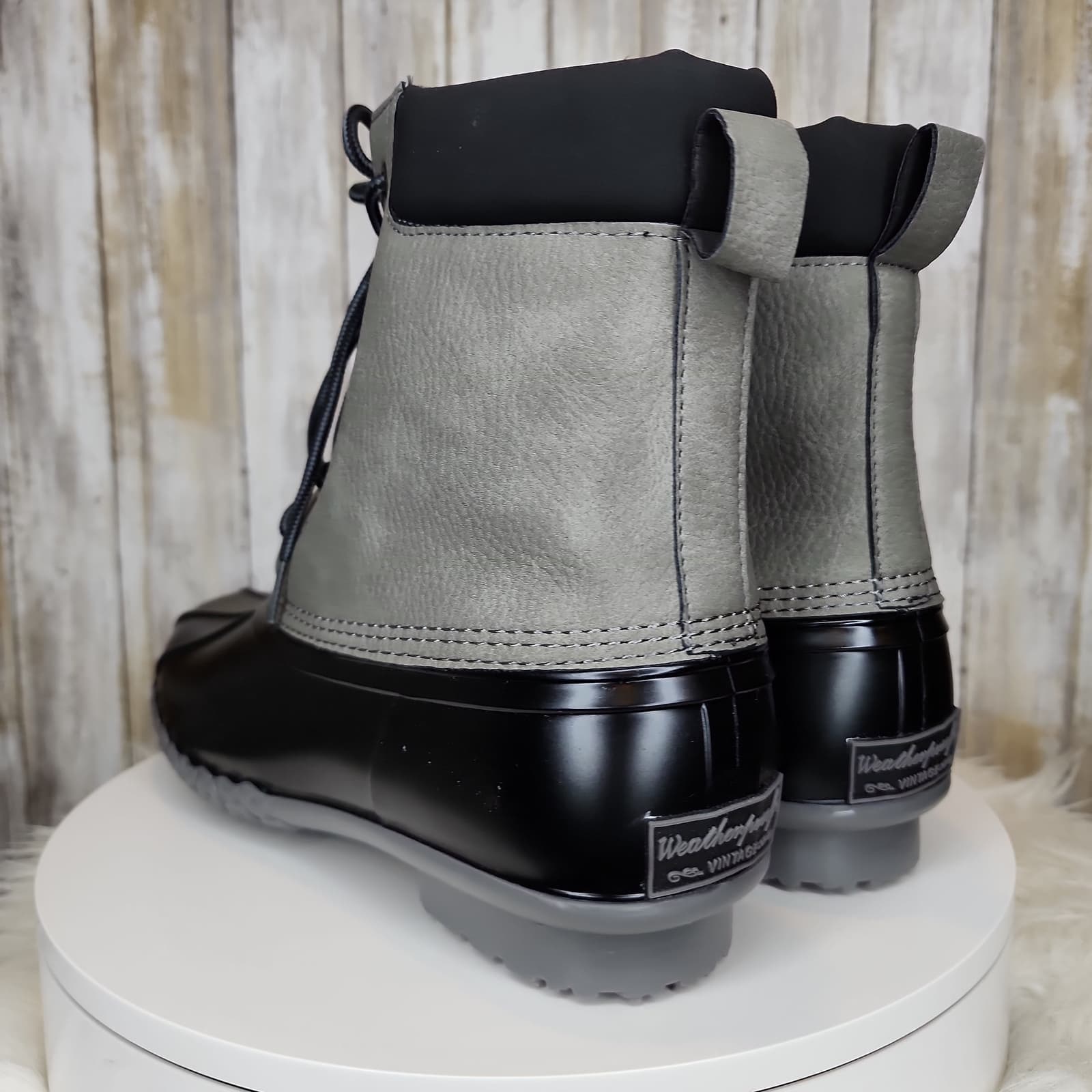 Weatherproof Vintage Men's Adam Duck Boots Grey - Size 8 - Thumbnail 10