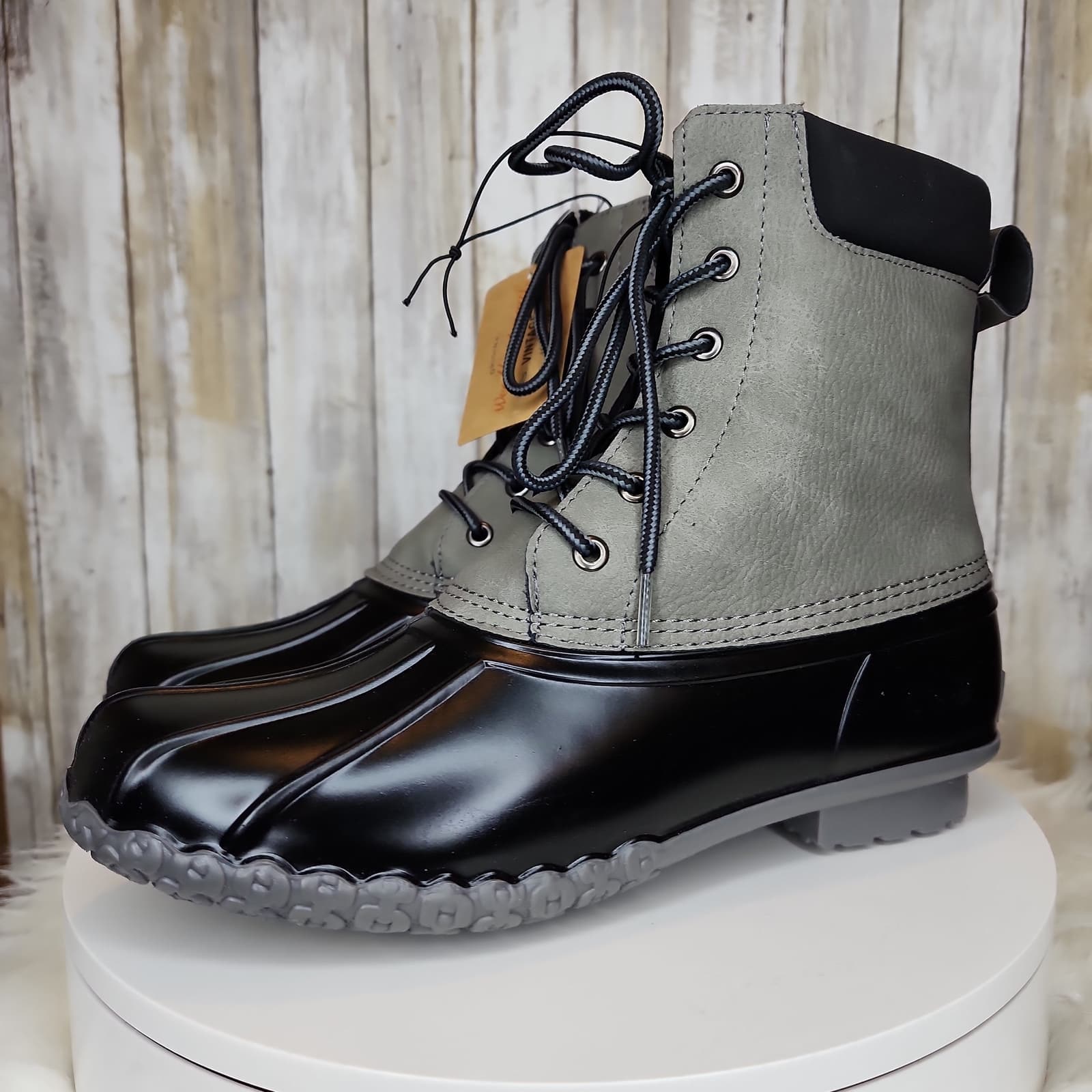 Weatherproof Vintage Men's Adam Duck Boots Grey - Size 8 - Thumbnail 8
