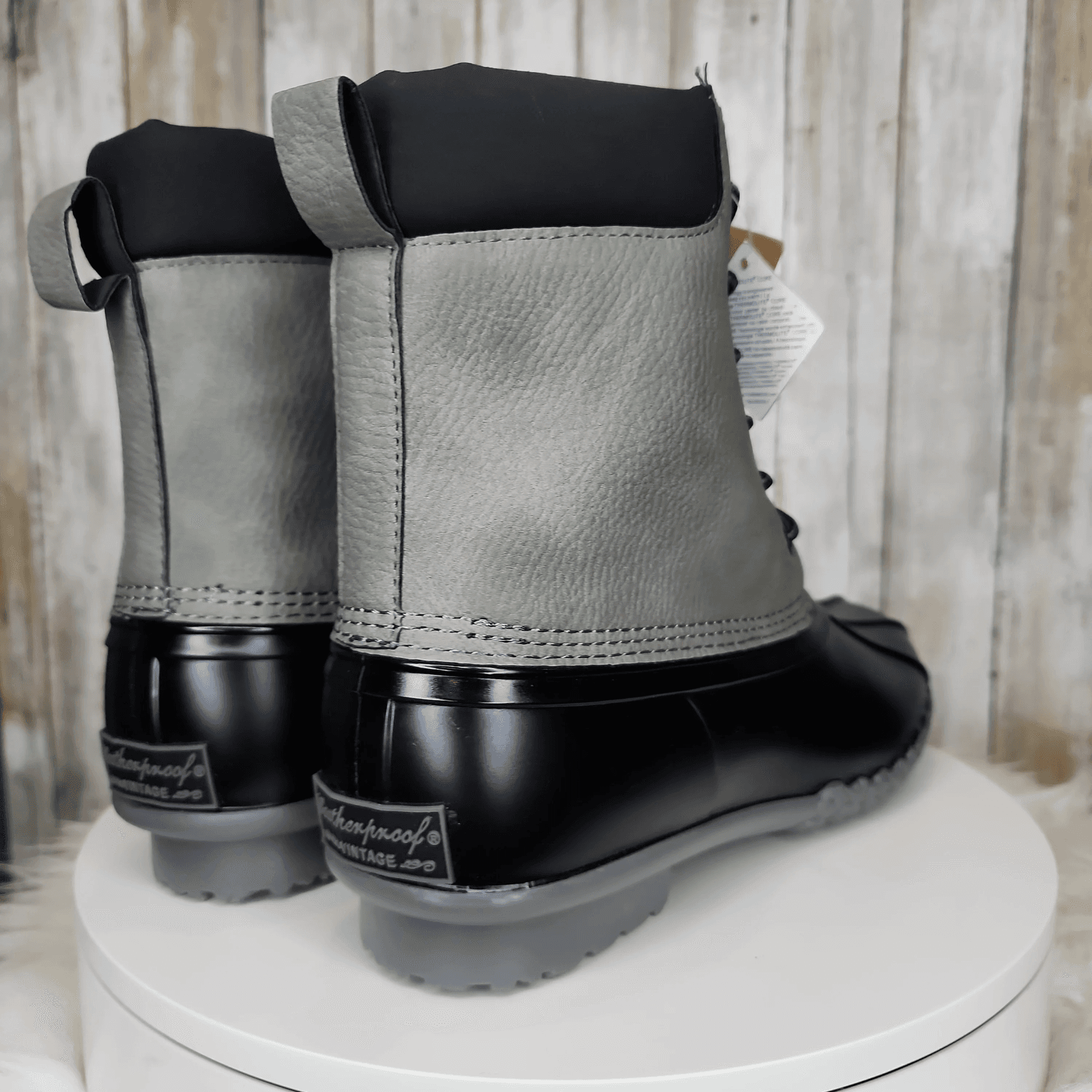 Weatherproof Vintage Men's Adam Duck Boots Grey - Size 8 - Thumbnail 5