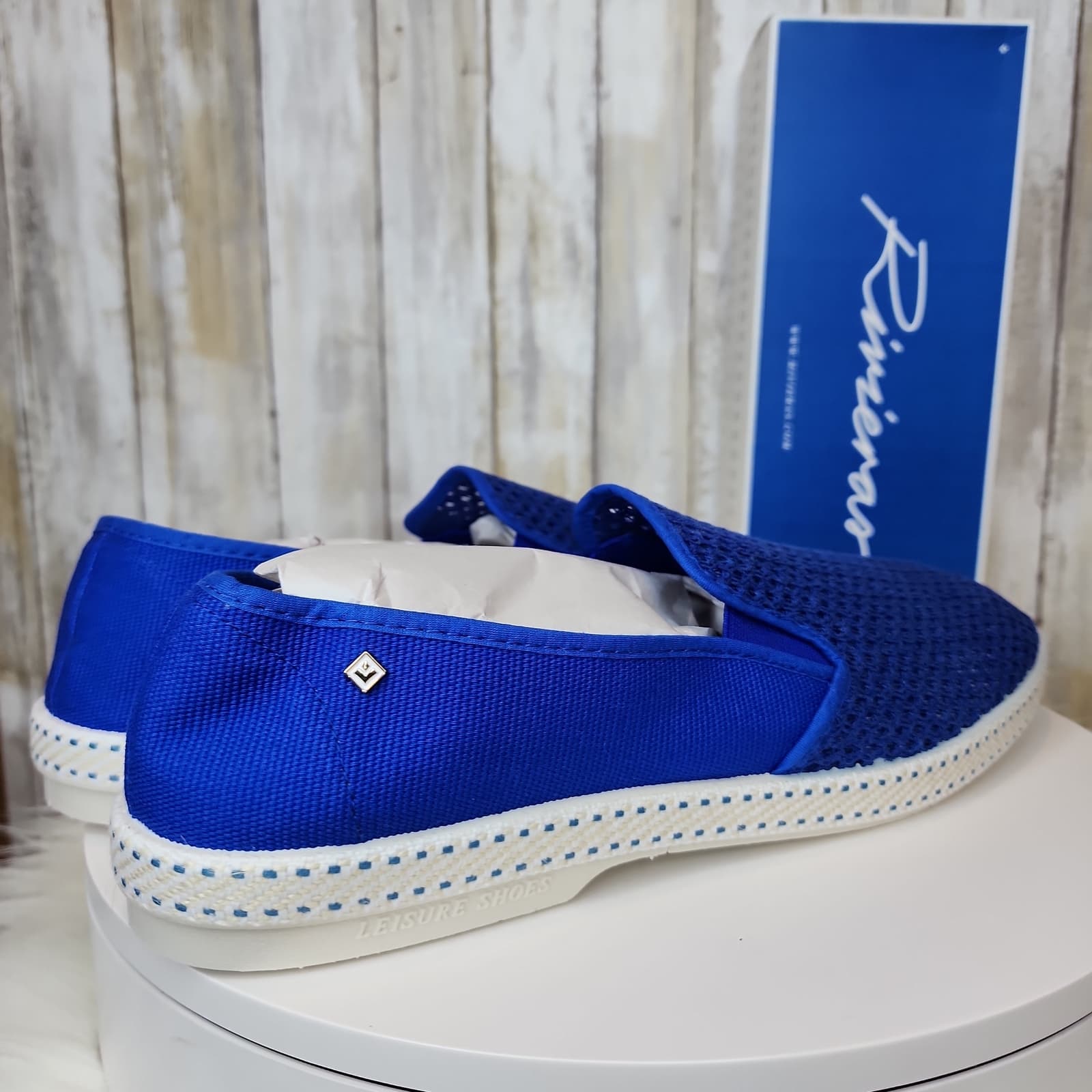 Rivieras Men's CLASSIC Slip-On Blue - Size 8 - 41 - Thumbnail 6