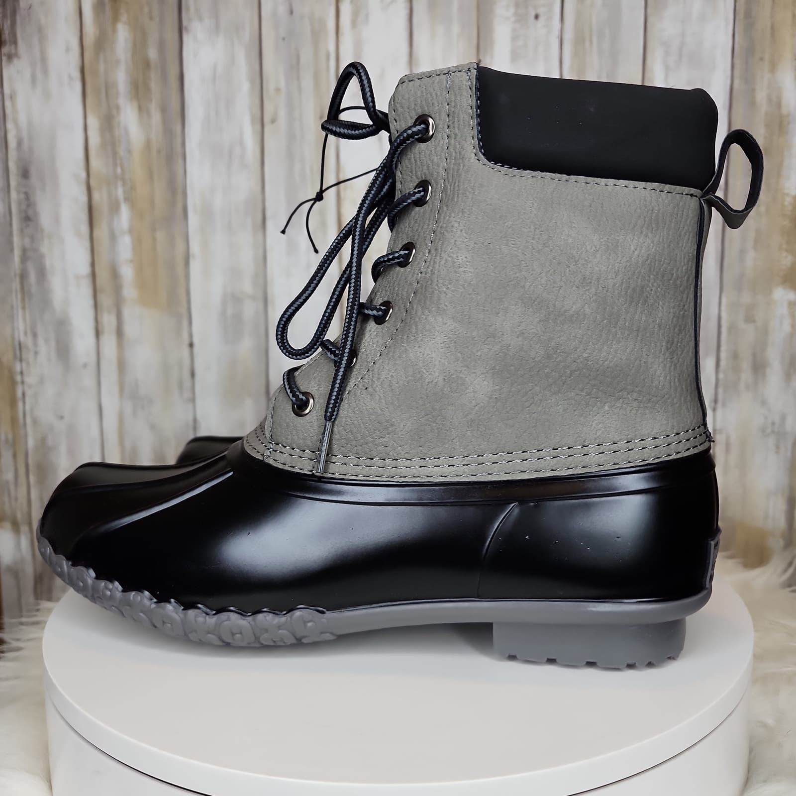 Weatherproof Vintage Men's Adam Duck Boots Grey - Size 8 - Thumbnail 9