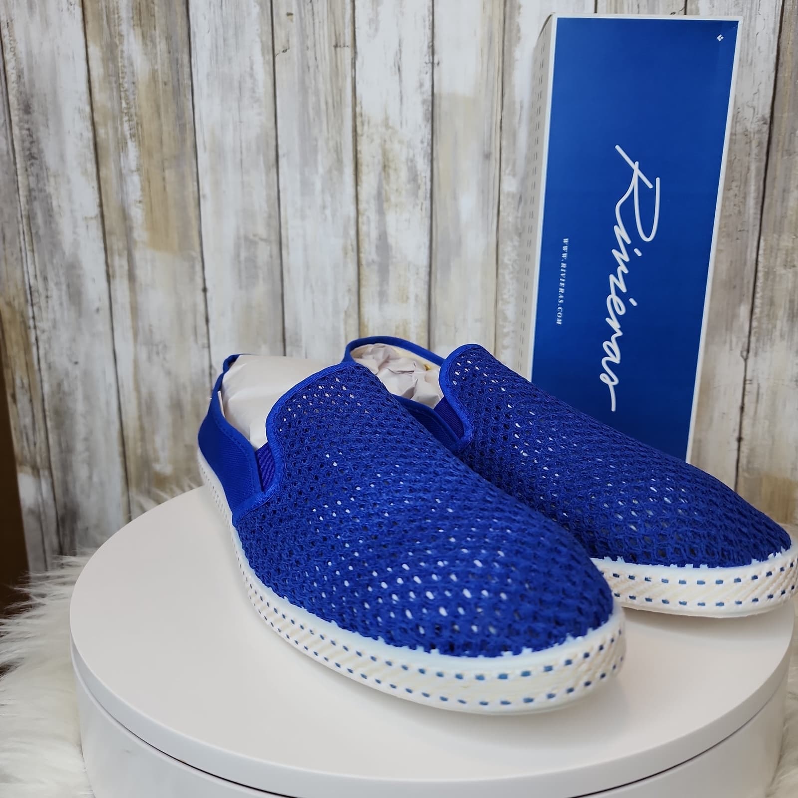 Rivieras Men's CLASSIC Slip-On Blue - Size 8 - 41 - Thumbnail 7
