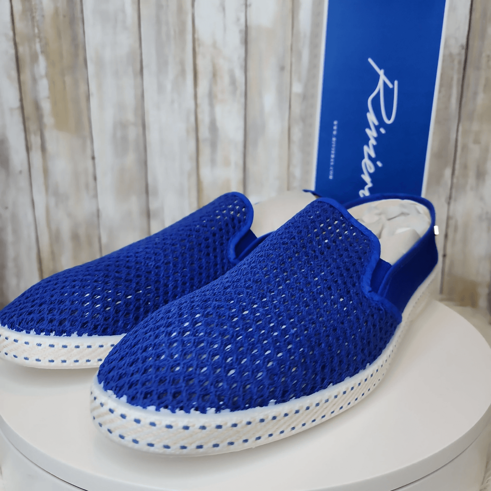 Rivieras Men's CLASSIC Slip-On Blue - Size 8 - 41 - Thumbnail 2