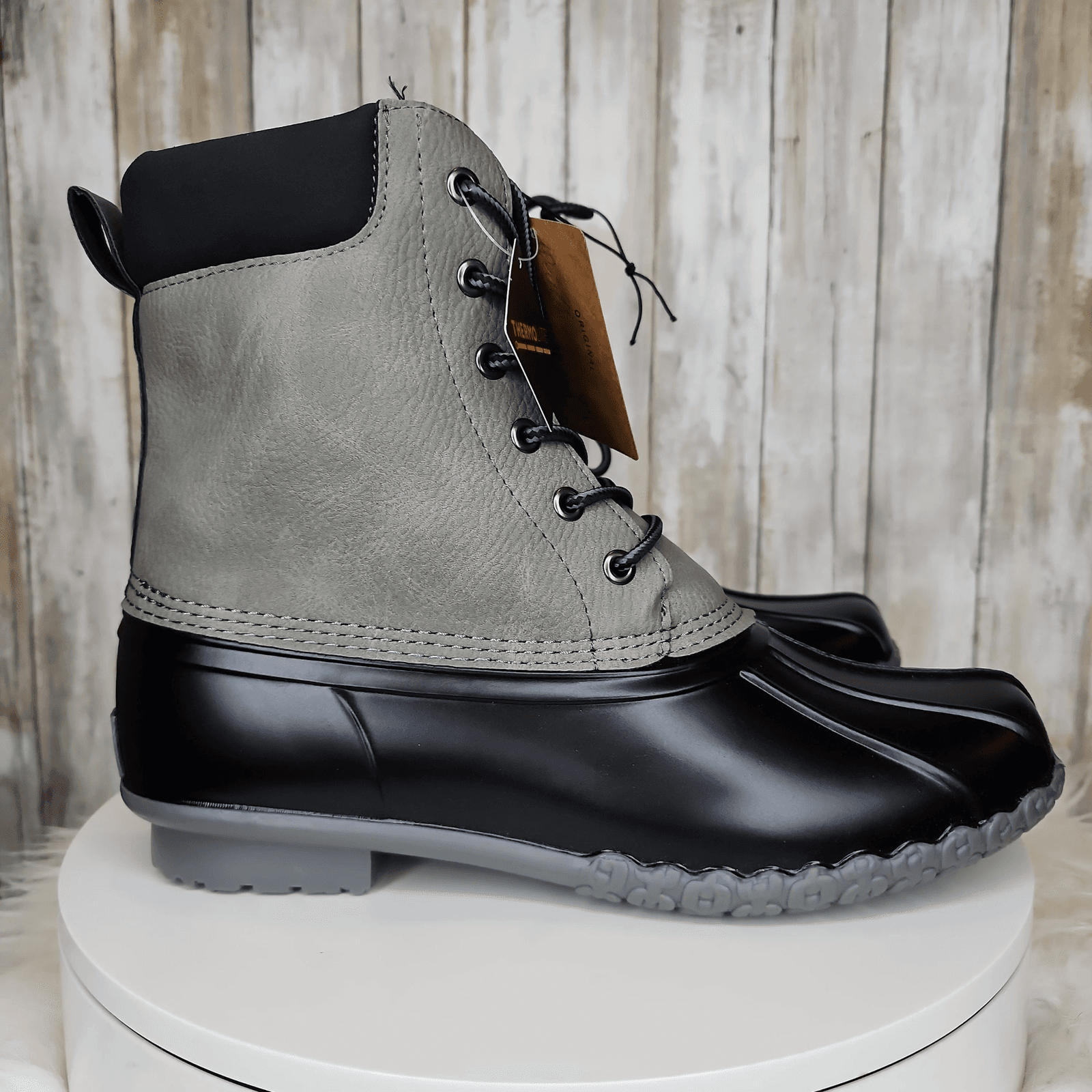 Weatherproof Vintage Men's Adam Duck Boots Grey - Size 8 - Thumbnail 6