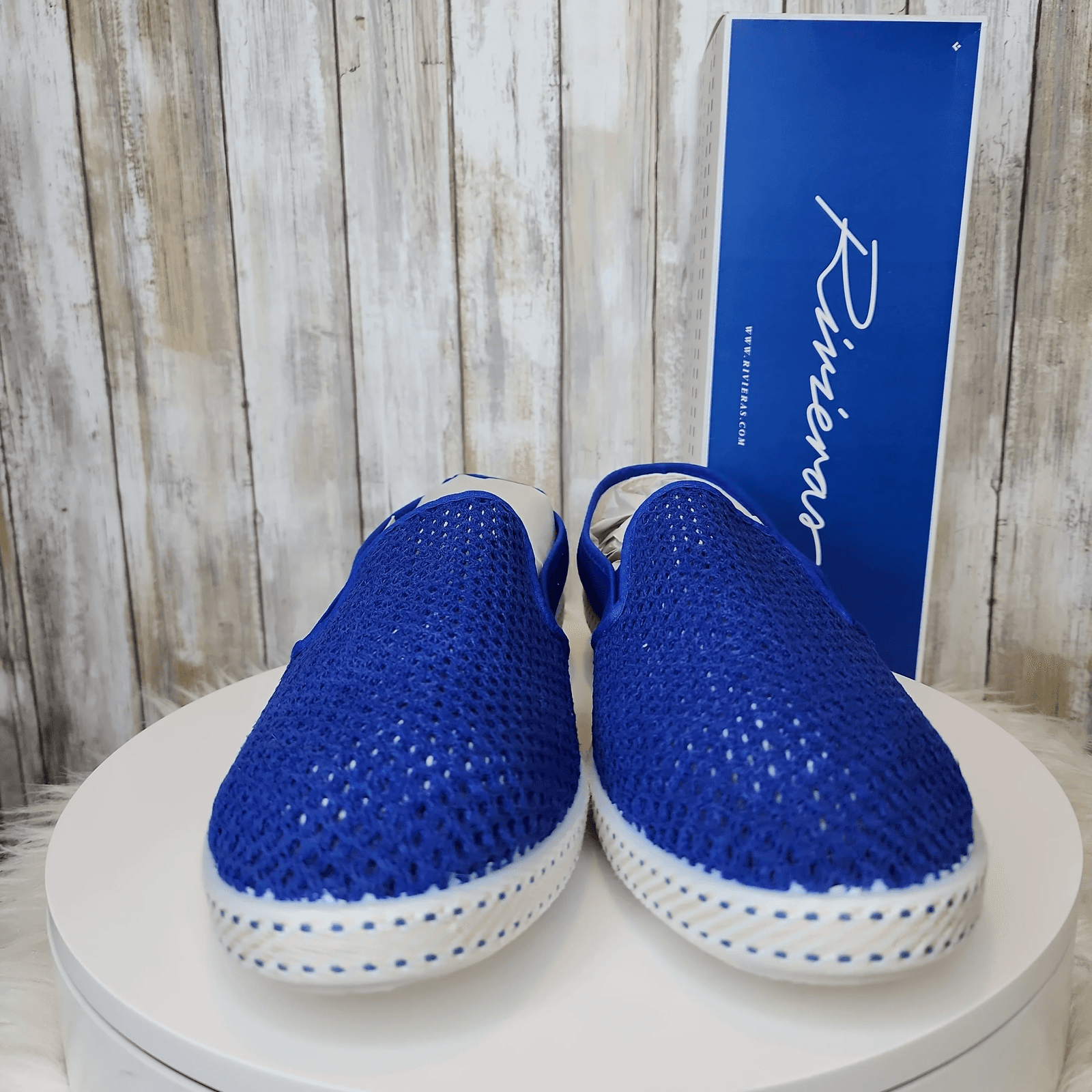 Rivieras Men's CLASSIC Slip-On Blue - Size 7.5 - 40 - Thumbnail 8