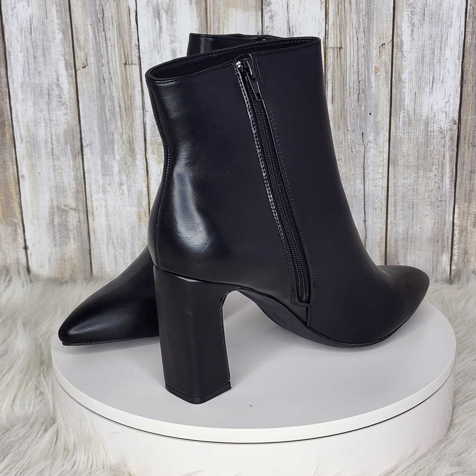 Madden Girl Bonnie Pointed-Toe Block-Heel Dress Booties - Size 11 - Thumbnail 9