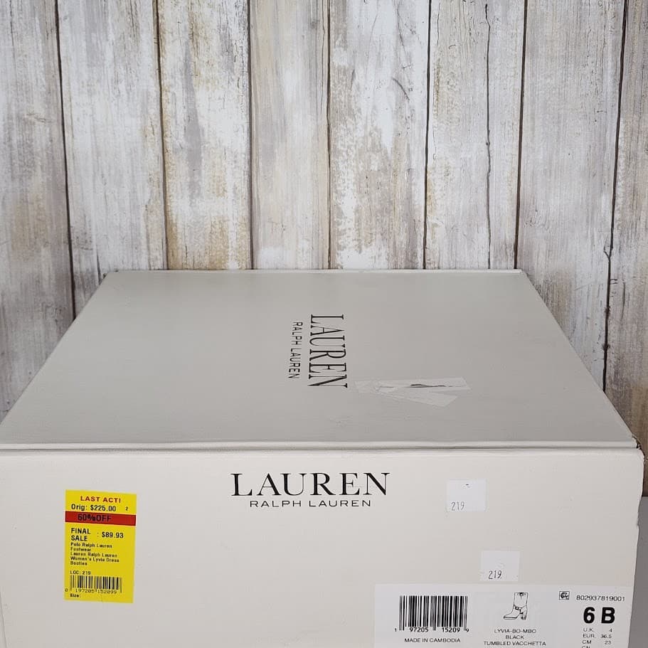 NEW - Lauren Ralph Lauren Women's Lyvia Dress Booties - Size 6 B - Thumbnail 10
