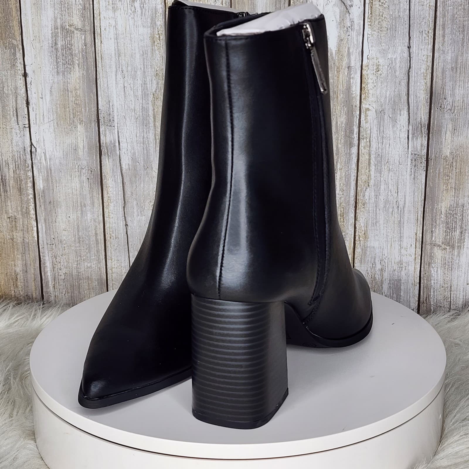Aqua College Women's Waterproof Iconic Pointed-Toe Dress Booties - Size 10 - Thumbnail 7