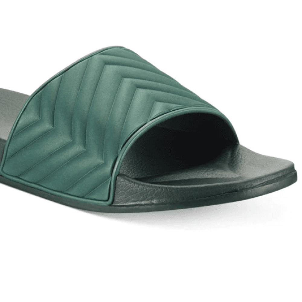 INC International Concepts Mens Xander Pool Slide Sandal Dark Green - Size 11 - Thumbnail 3
