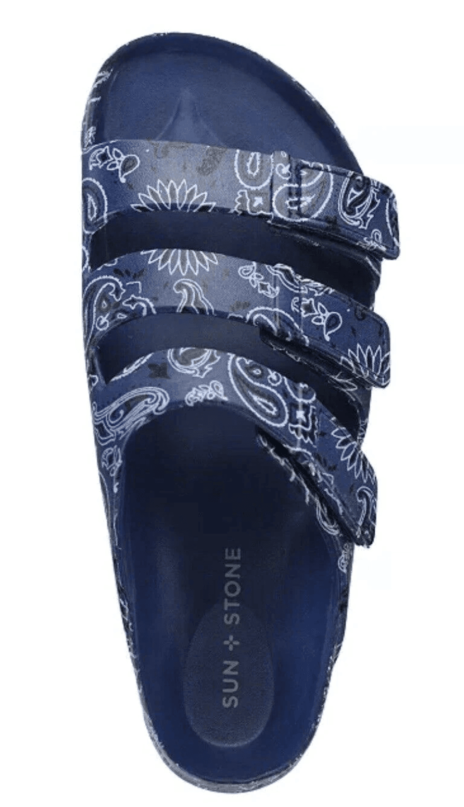 Sun Stone Mens Bowie Sandal Blue Bandana - Size 9 - Thumbnail 2