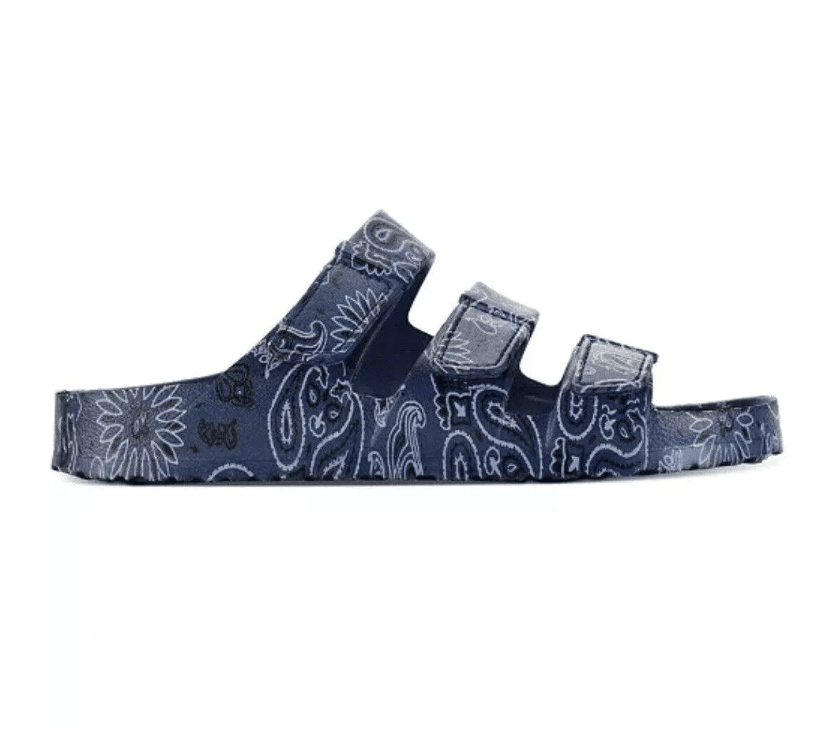 Sun Stone Mens Bowie Sandal Blue Bandana - Size 9 - Thumbnail 3