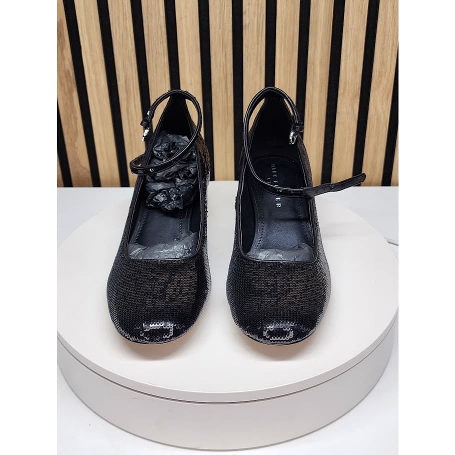 NEW - Marc Fisher LTD Parri Women’s Black Mary Jane Pumps Block Heel Size 8.5 - Thumbnail 5