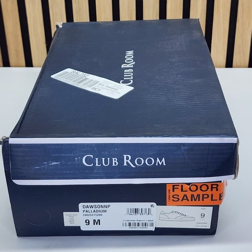 NEW - Club Room Dawson Men’s White Sneakers Casual Lace Up Shoes - Size 9 - Thumbnail 5