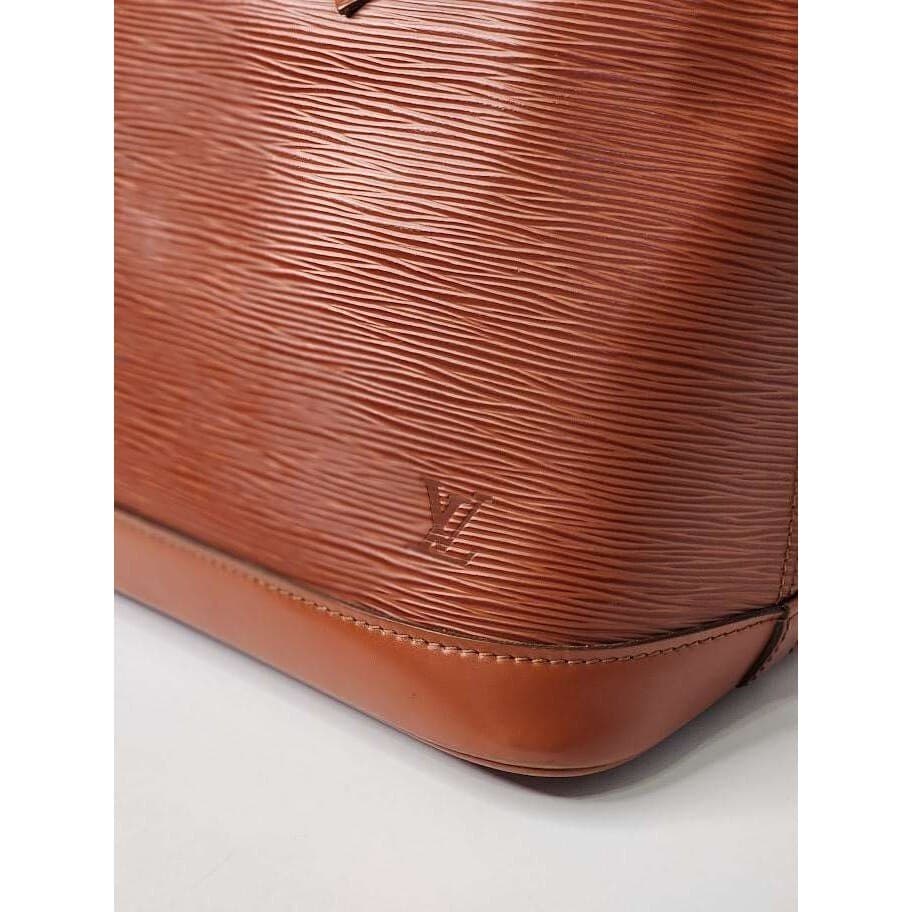 Authentic Louis Vuitton Alma Brown Epi Handbag – Pre-Owned Luxury - Thumbnail 3
