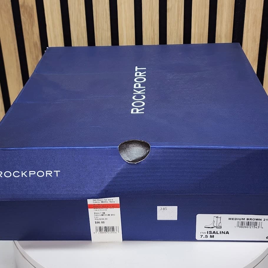 NEW - Rockport Isalina Women Brown Waterproof Lug Sole Comfort Boots Size 7.5 M - Thumbnail 8