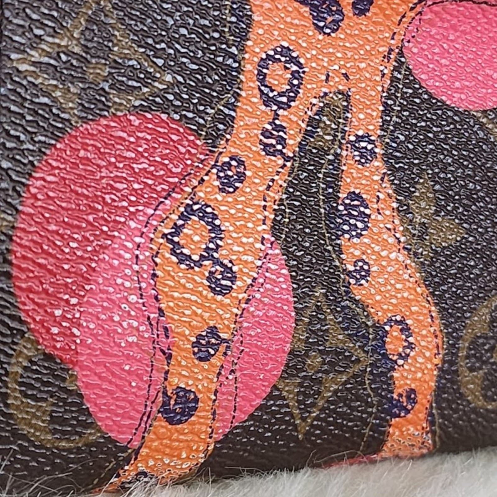 Louis Vuitton Coquelicot Monogram Ramages Sarah Wallet Epi Leather - Thumbnail 3