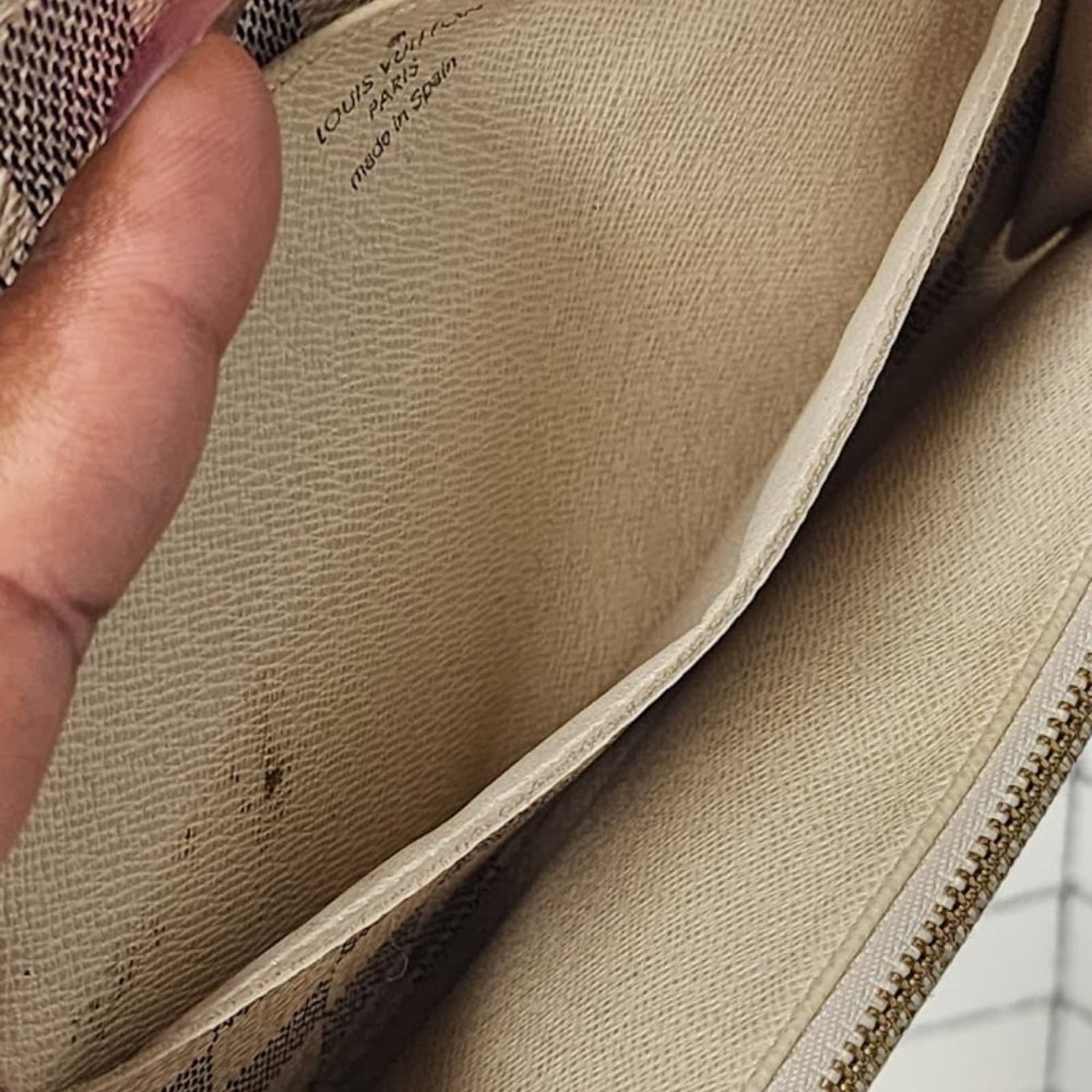 Louis Vuitton Portefeuille Emilie Damier Azur Wallet - Thumbnail 9