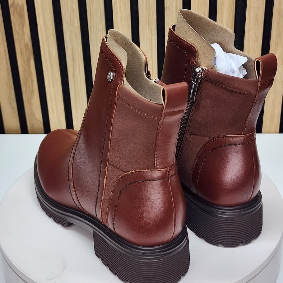 NEW - Rockport Isalina Women Brown Waterproof Lug Sole Comfort Boots Size 7.5 M - Thumbnail 4