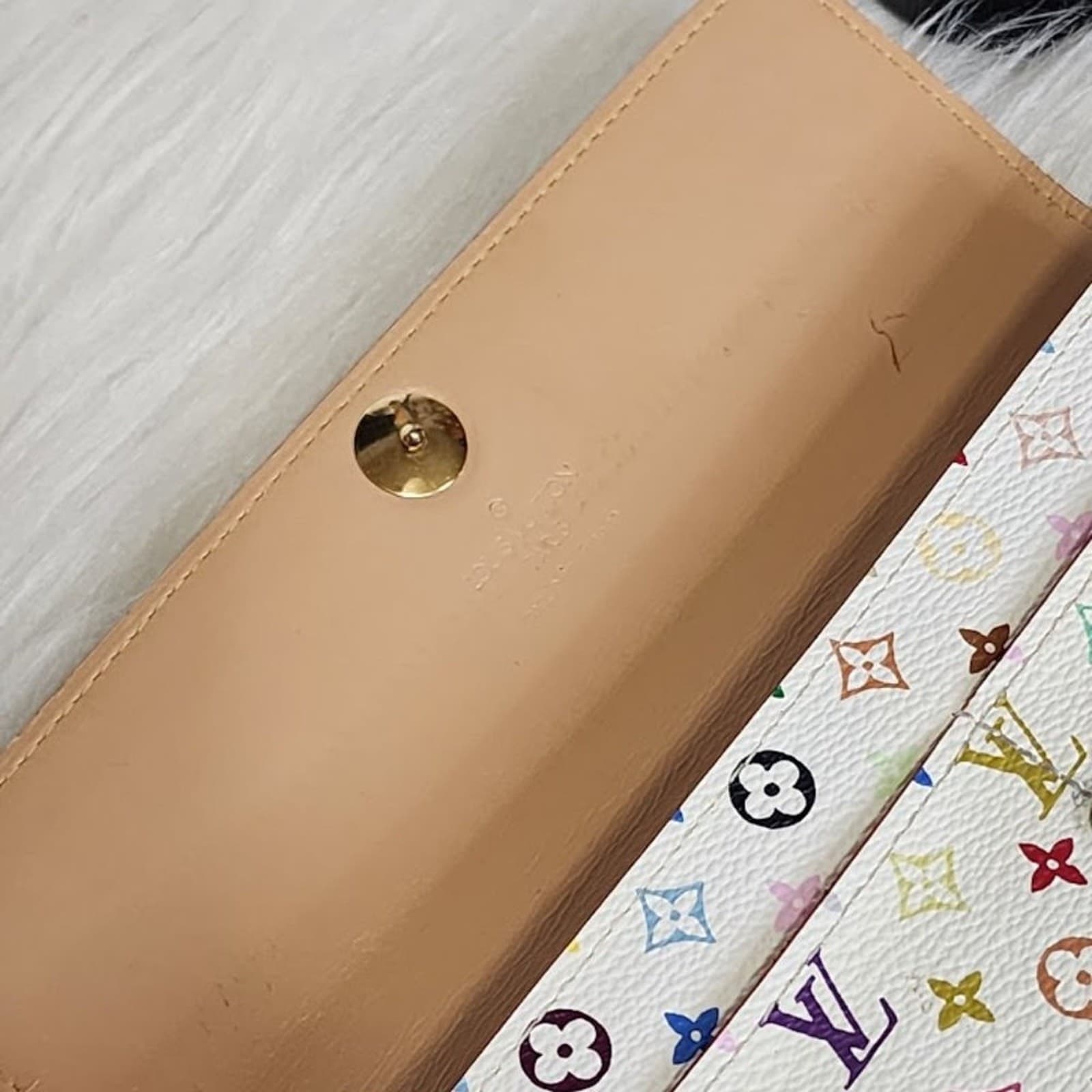 Louis Vuitton Murakami Multicolor Portefeuille Sarah Wallet - Thumbnail 11