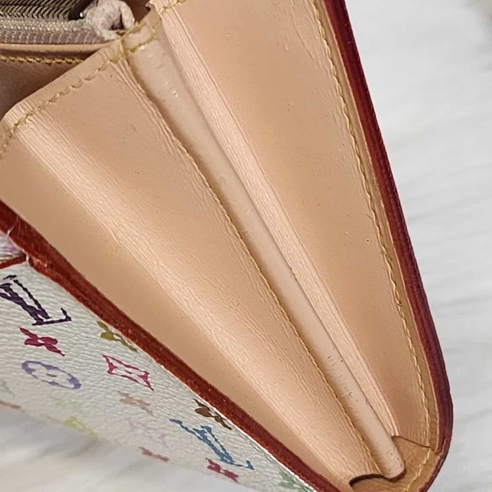 Louis Vuitton Murakami Multicolor Portefeuille Sarah Wallet - Thumbnail 9
