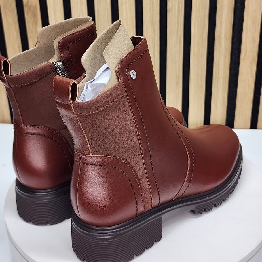 NEW - Rockport Isalina Women Brown Waterproof Lug Sole Comfort Boots Size 7.5 M - Thumbnail 3