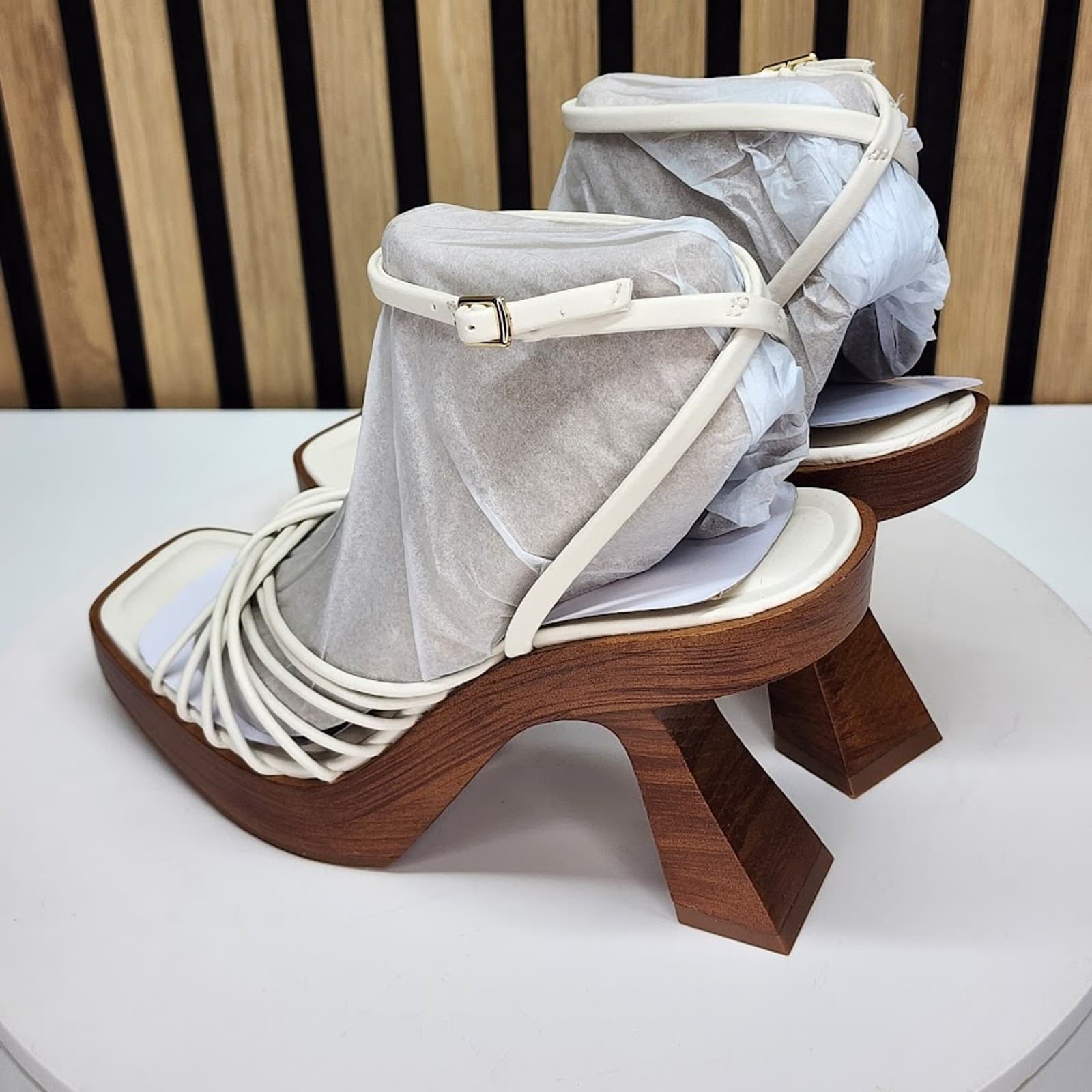 NEW - INC International Concepts Rashel Women’s Sculptural Heel Sandals Size 10 - Thumbnail 5