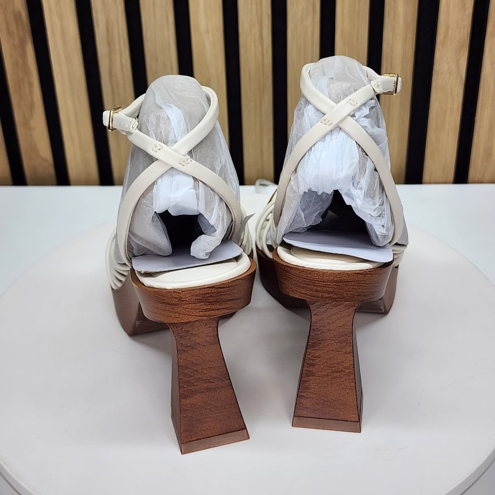 NEW - INC International Concepts Rashel Women’s Sculptural Heel Sandals Size 9.5 - Thumbnail 4