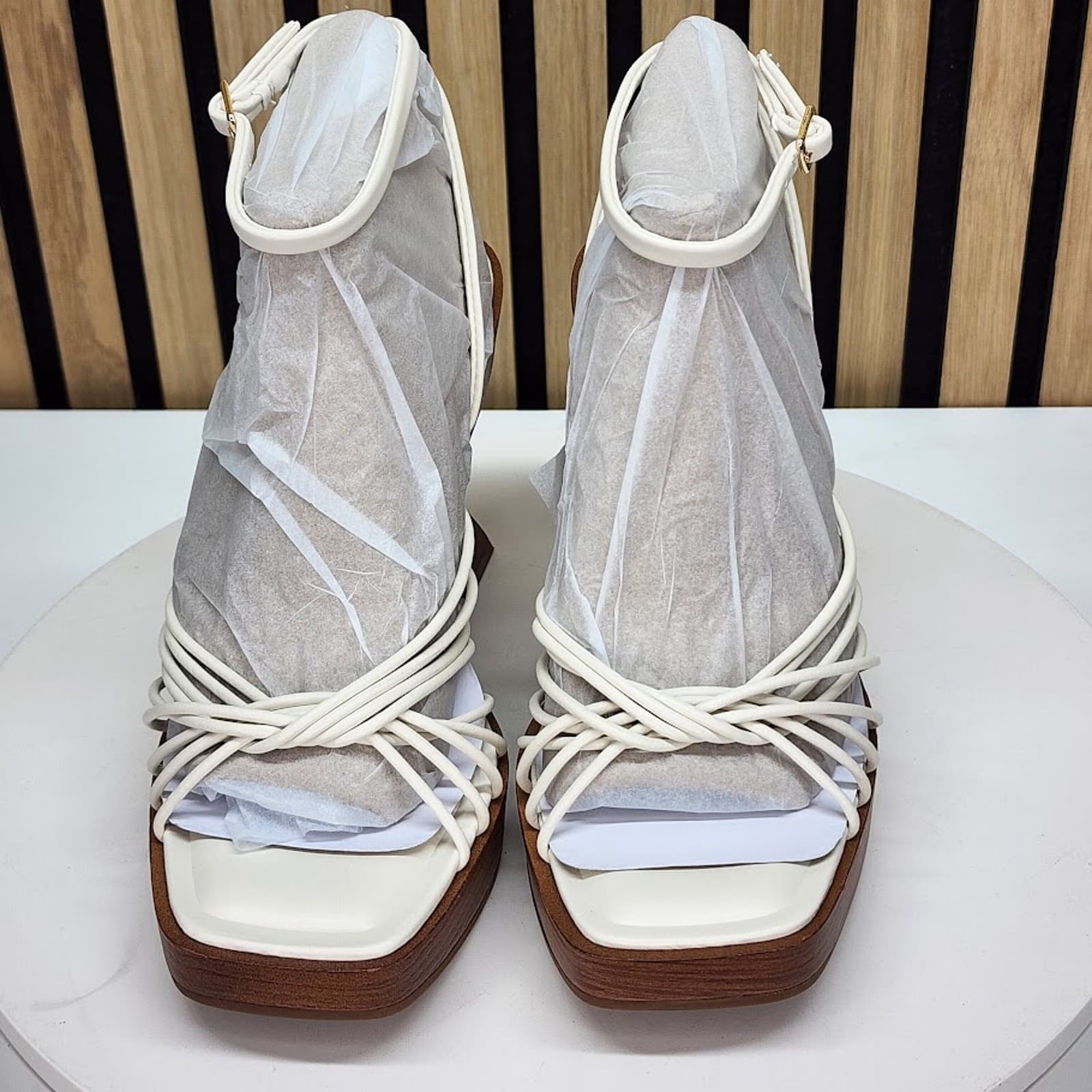 NEW - INC International Concepts Rashel Women’s Sculptural Heel Sandals Size 10 - Thumbnail 8
