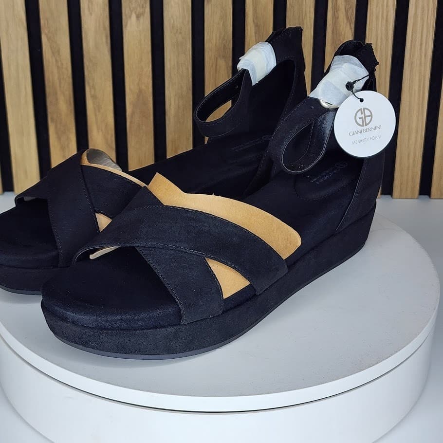 NEW - Giani Bernini Eviee Women’s Wedge Sandals Memory Foam Shoes - Size 9.5 - Thumbnail 5