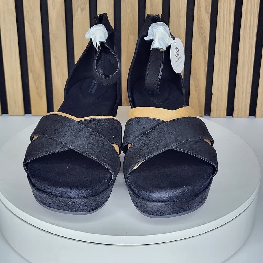 NEW - Giani Bernini Eviee Women’s Wedge Sandals Memory Foam Shoes - Size 9.5 - Thumbnail 6