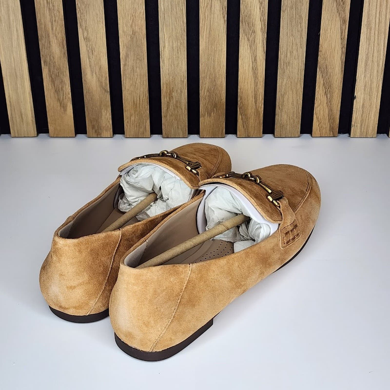 Giani Bernini Beckhamm Tailored Loafers – Women’s Suede Slip‑Ons - Size 7 M - Thumbnail 3