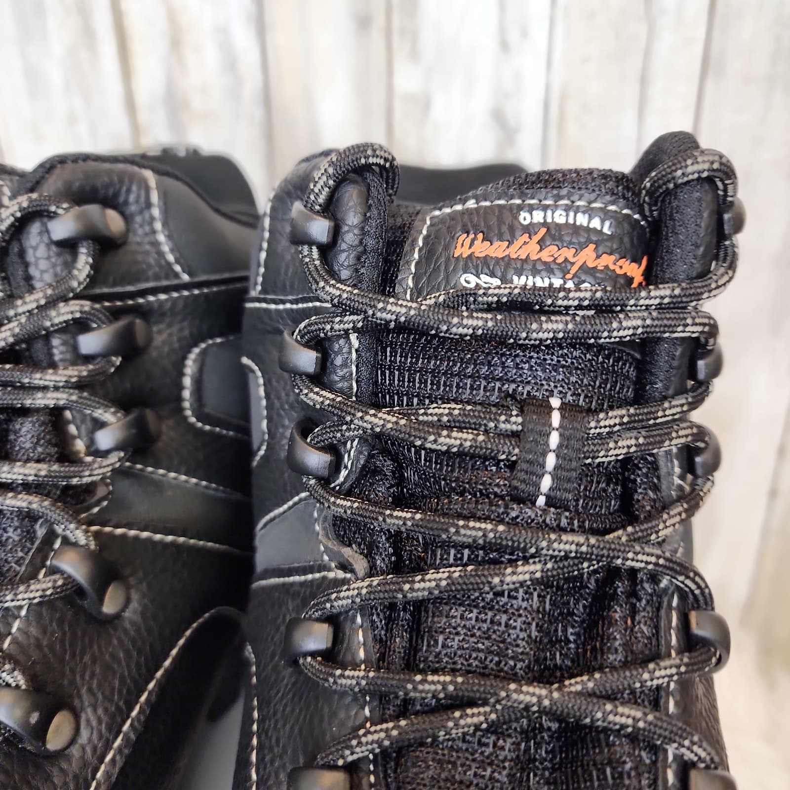 Weatherproof Vintage Mens Hiker Faux-Leather Boots Black - Size 13 - Thumbnail 12