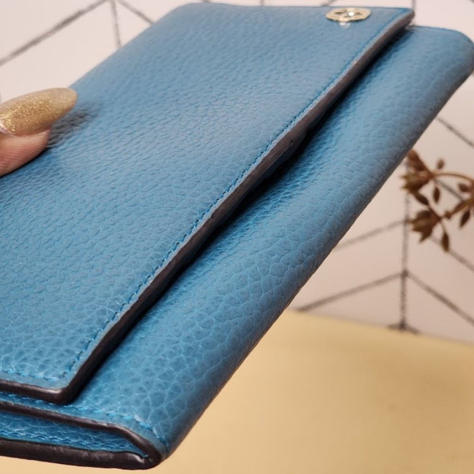 Gucci Leather Continental Wallet - Thumbnail 6