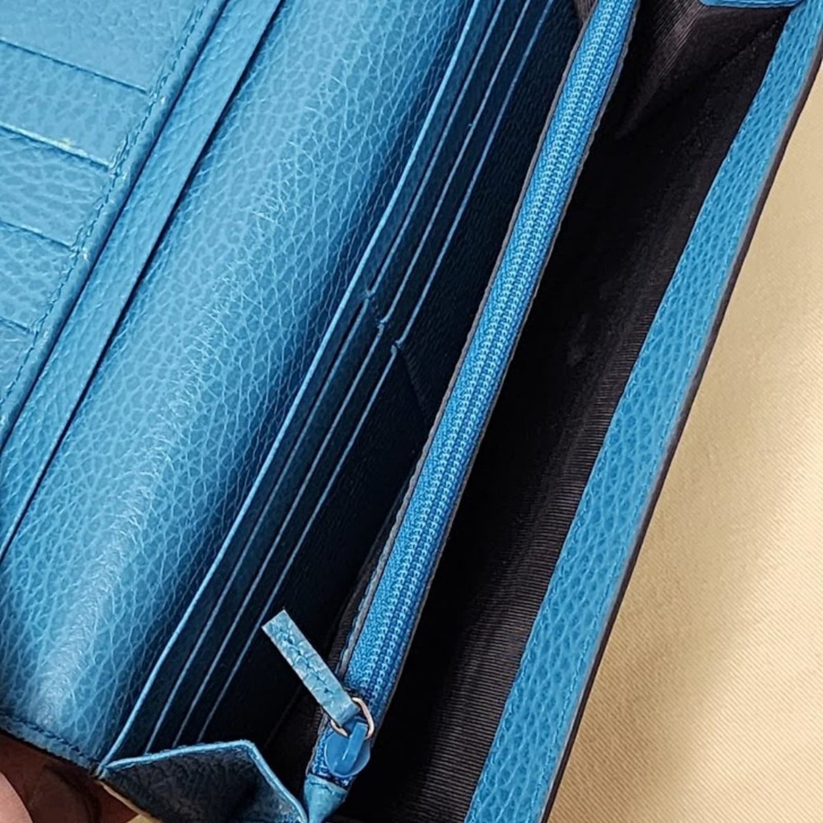 Gucci Leather Continental Wallet - Thumbnail 10