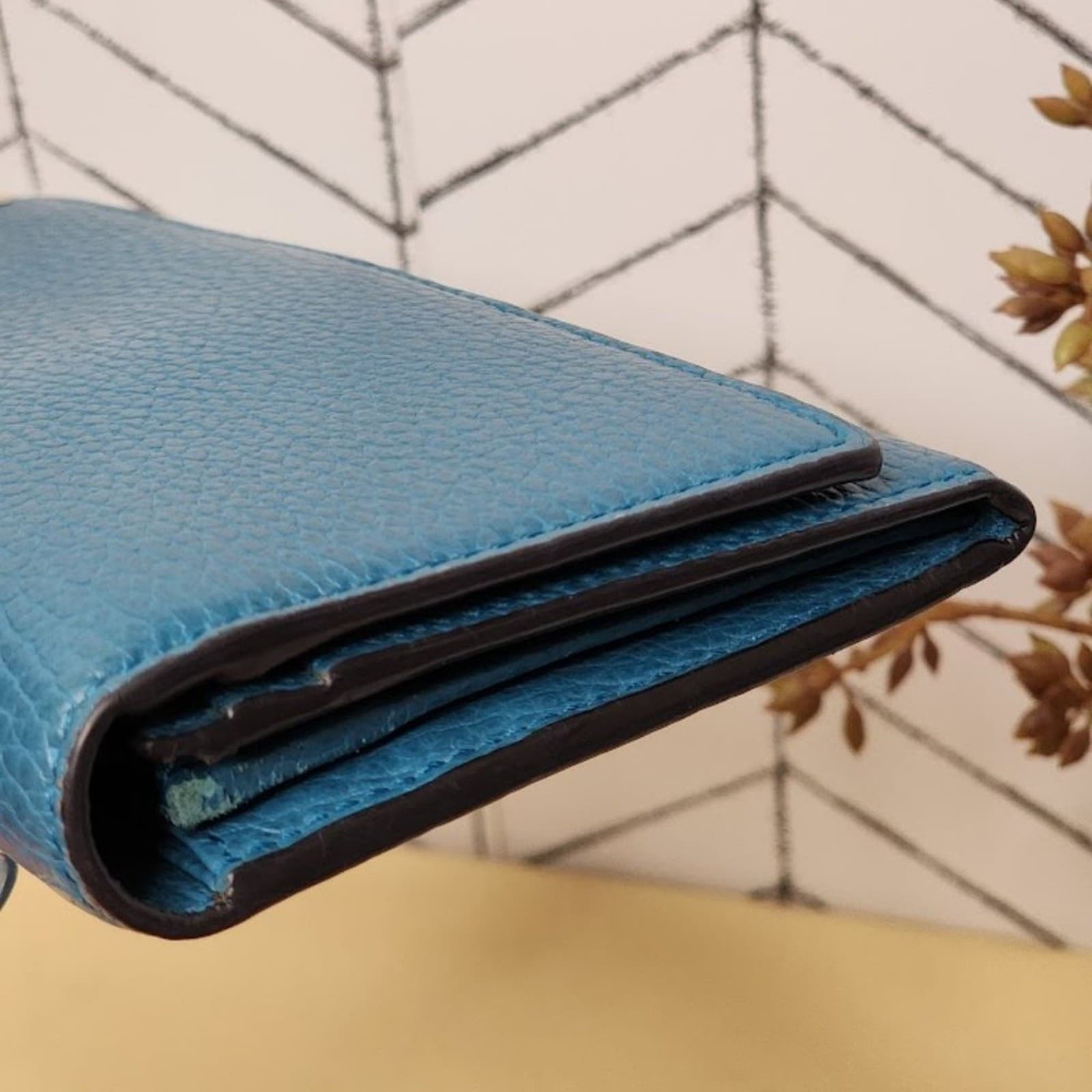 Gucci Leather Continental Wallet - Thumbnail 5