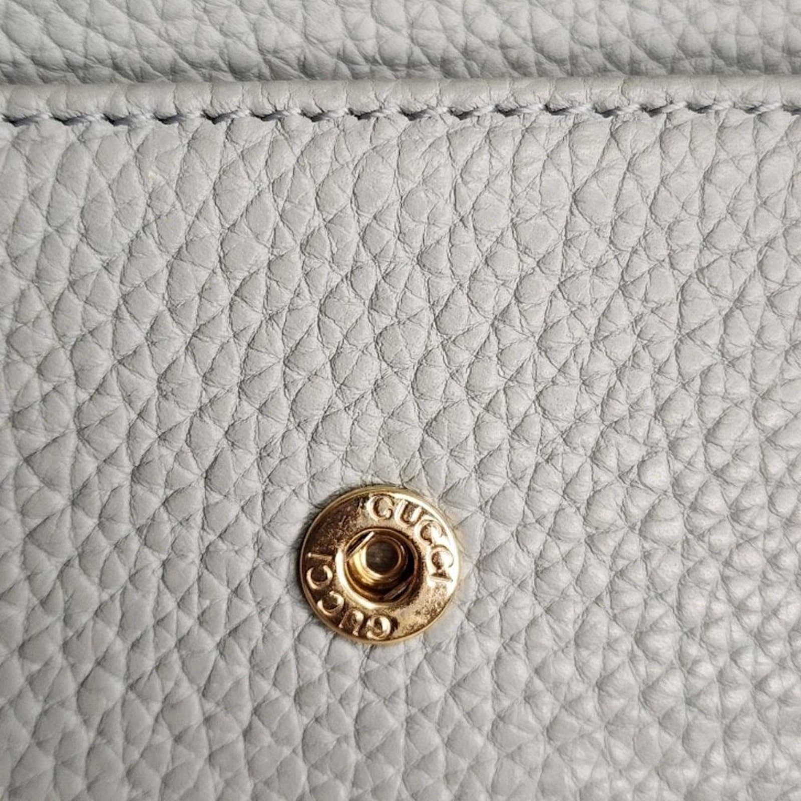 Gucci Leather Long Tri-fold Wallet - Thumbnail 3