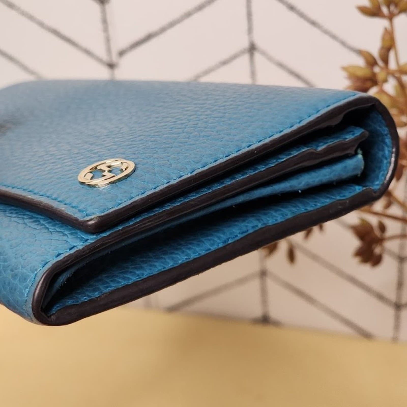 Gucci Leather Continental Wallet - Thumbnail 4